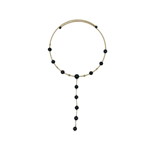 Load image into Gallery viewer, Black Pearl Lariat
