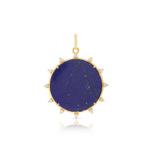Load image into Gallery viewer, 14K Malachite Eclipse Pendant
