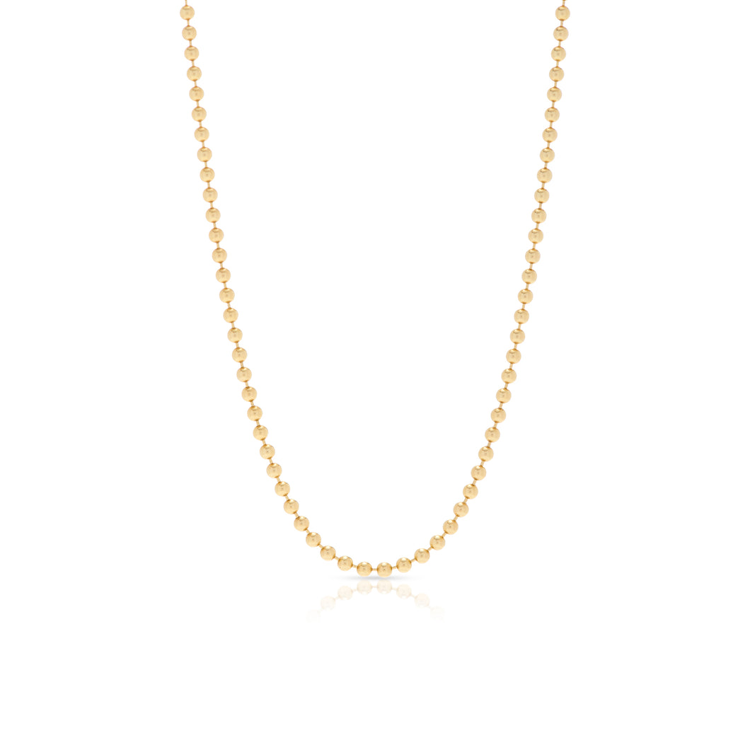 14K 18in. 2.5mm Ball Chain