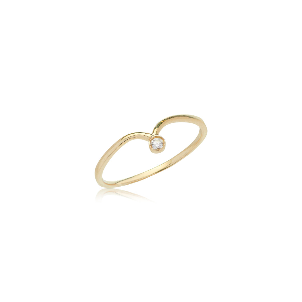 14K Elizabeth Ring