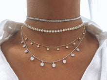 Load image into Gallery viewer, 14K White Gold Diamond Choker 1.75 Total CTW
