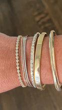 Load image into Gallery viewer, 14K Yellow Gold Diamond Bangle
