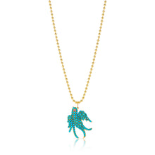 Load image into Gallery viewer, Turquoise Bird Pendant

