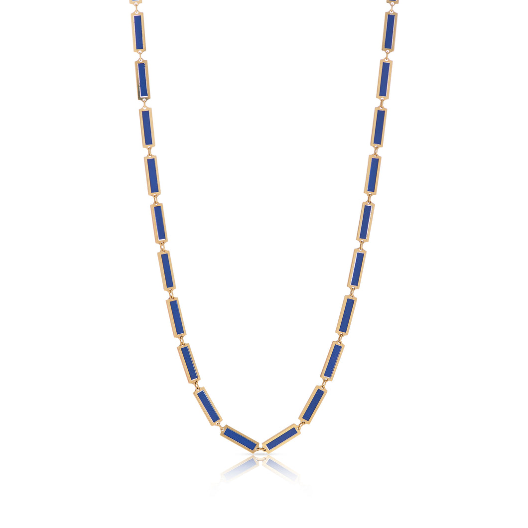 16 inch Inlay Bar Necklace